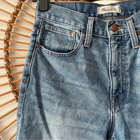 Madewell Retro Crop Bootcut Two Tone Edition Jeans Sz 25 - Picture 4 of 11
